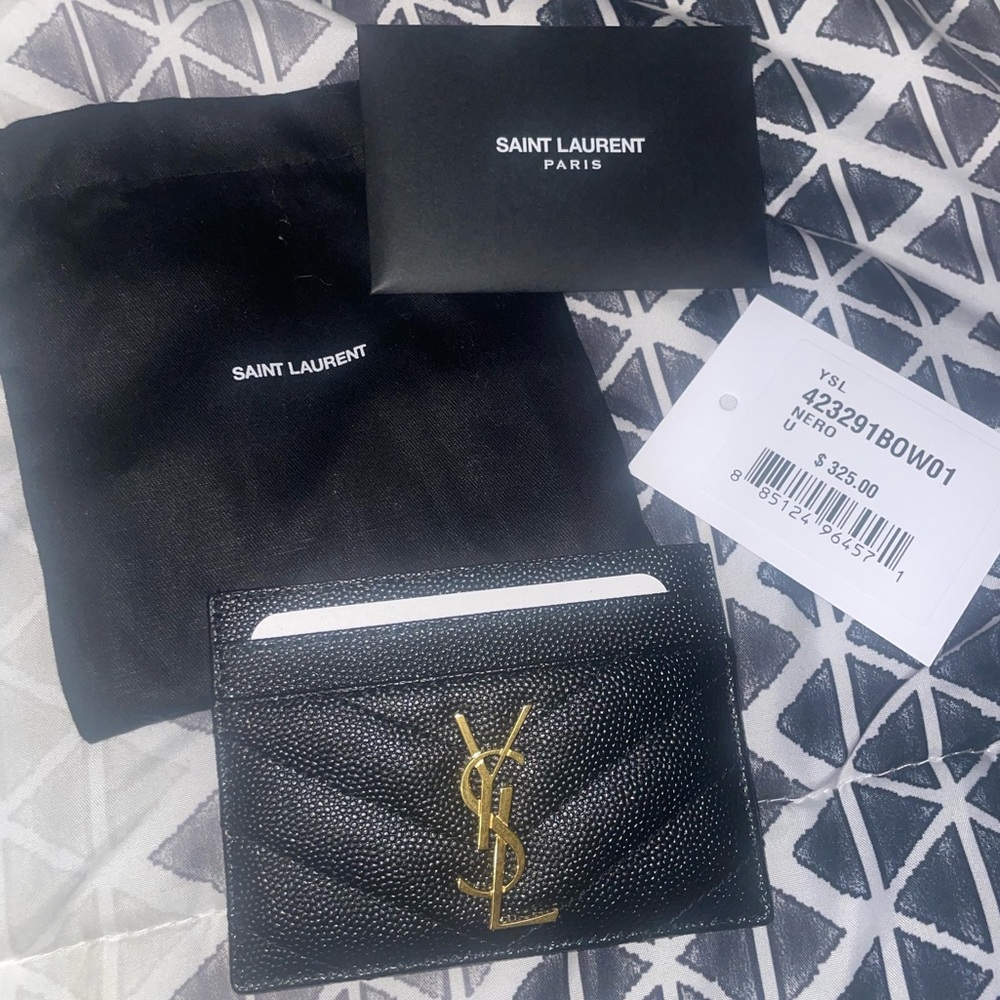 SOLD Yves Saint Laurent- Card Holder